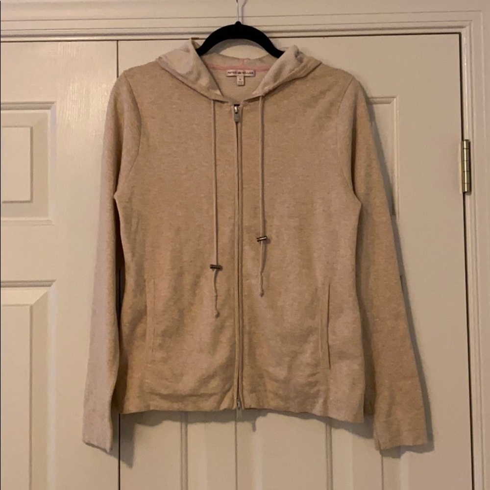 Peter Millar Cotton Hooded Full Zip